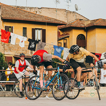 Bike Polo: alla Garbatella l’unica squadra della capitale