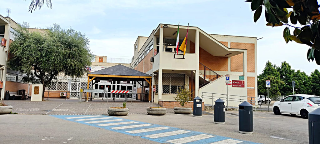 La sede del Municipio VIII Garbatella
