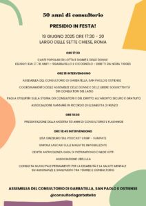 programma festa del consultorio 2025