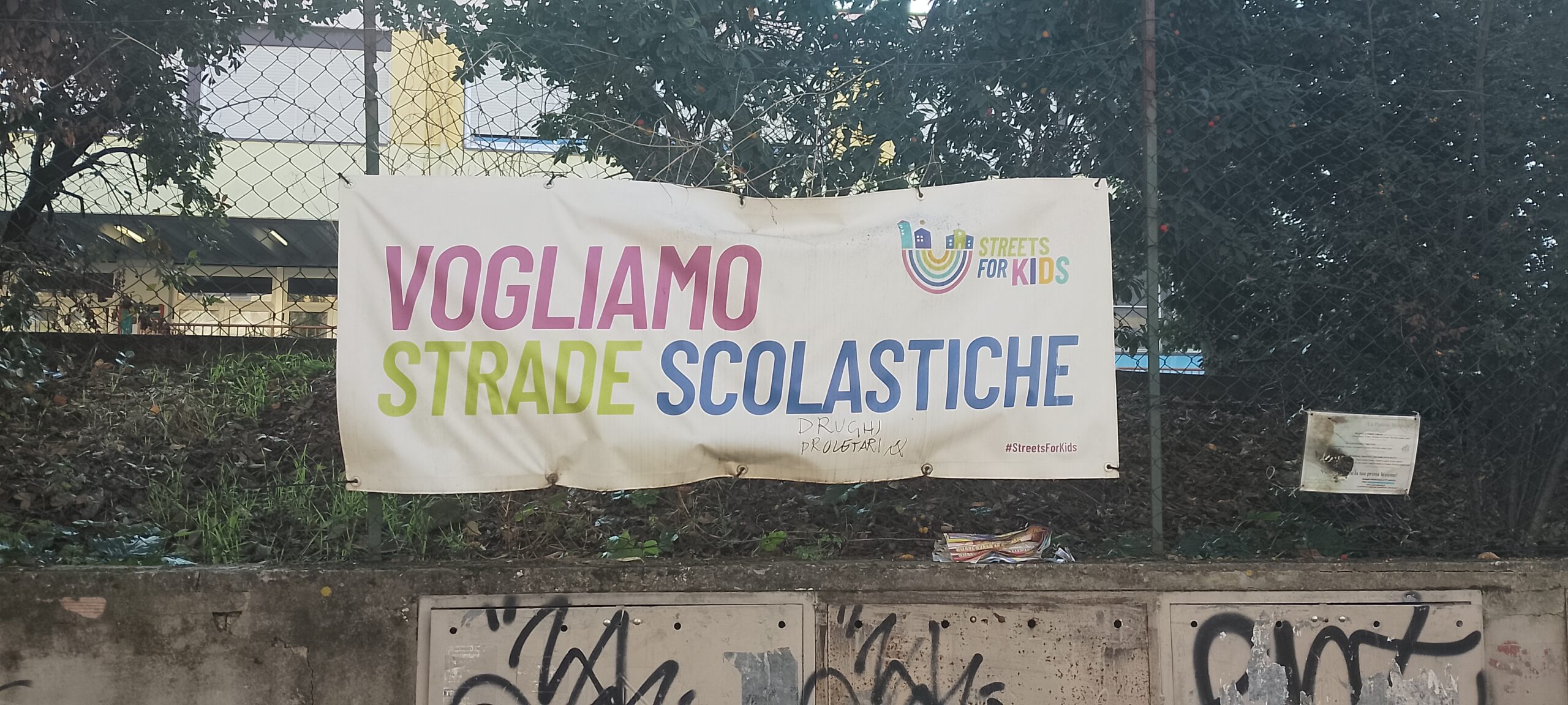 Quando la prima strada scolastica nel Municipio VIII?