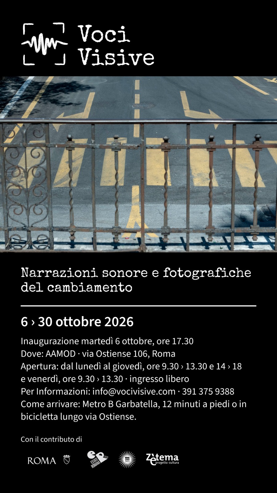 La città dei nostri ricordi: dal 6 ottobre parte “Voci Visive”